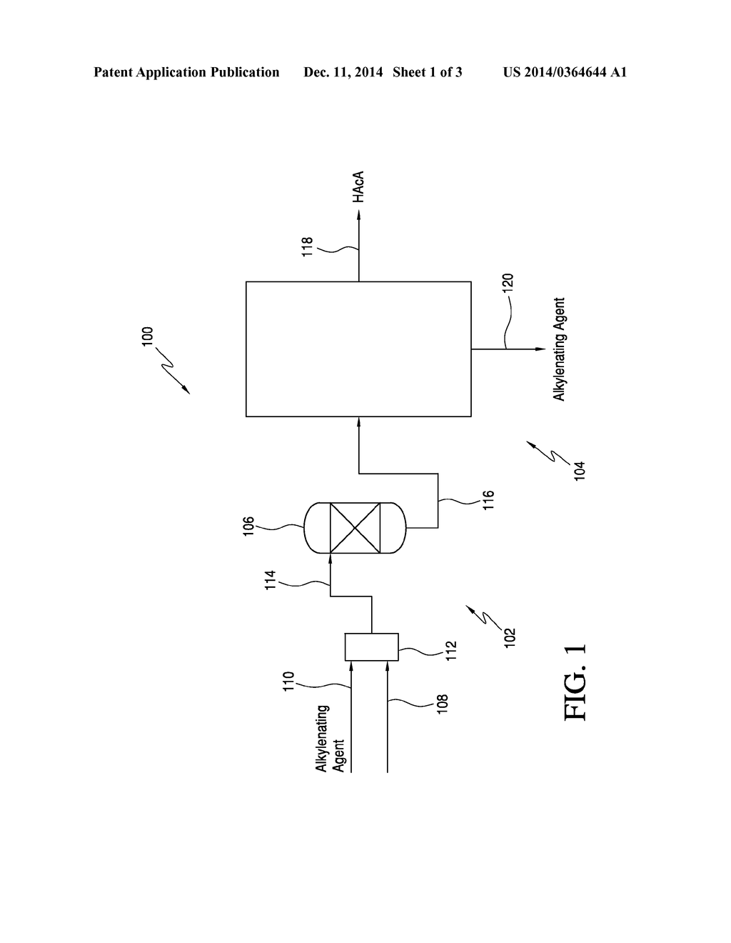 INTEGRATED PROCESS FOR THE PRODUCTION OF ACRYLIC ACIDS AND ACRYLATES - diagram, schematic, and image 02