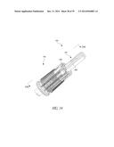 AUTOMATIC-LOCKING SAFETY NEEDLE COVERS AND METHODS OF USE AND MANUFACTURE diagram and image