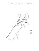 SURGICAL INSTRUMENT HAVING KNIFE BAND WITH CURVED DISTAL EDGE diagram and image