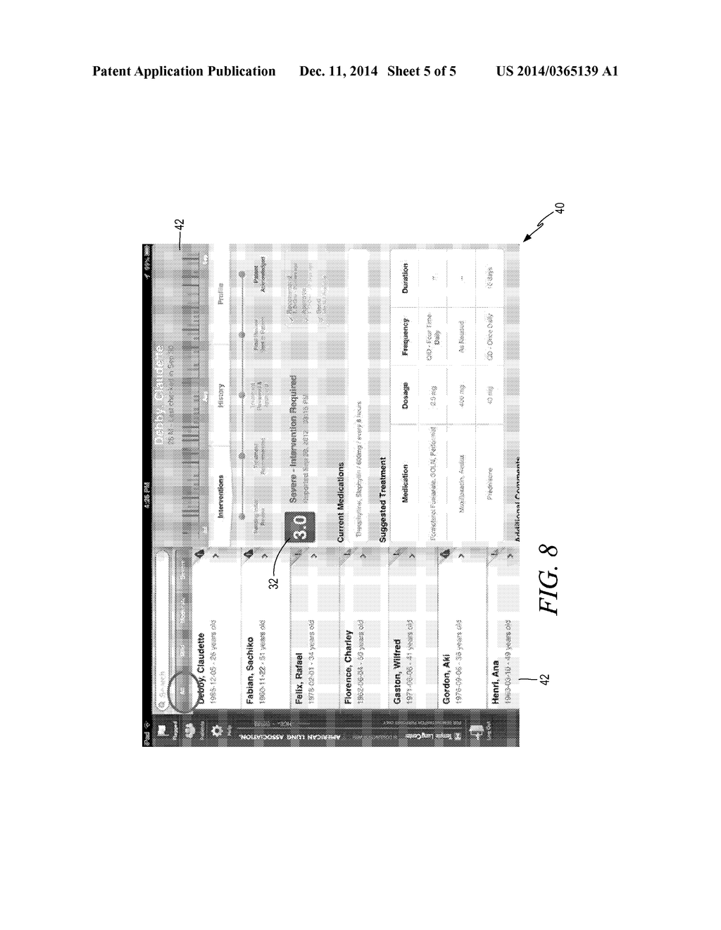 SYSTEM AND METHOD FOR ASSESSING A CONDITION OF A PATIENT WITH A CHRONIC     ILLNESS - diagram, schematic, and image 06