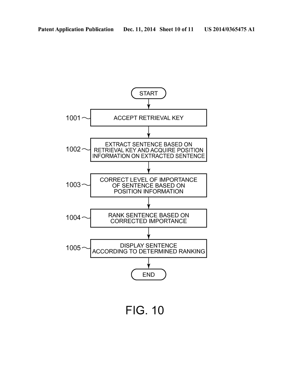 RETRIEVING A SPECIFIC SENTENCE FROM A DOCUMENT - diagram, schematic, and image 11