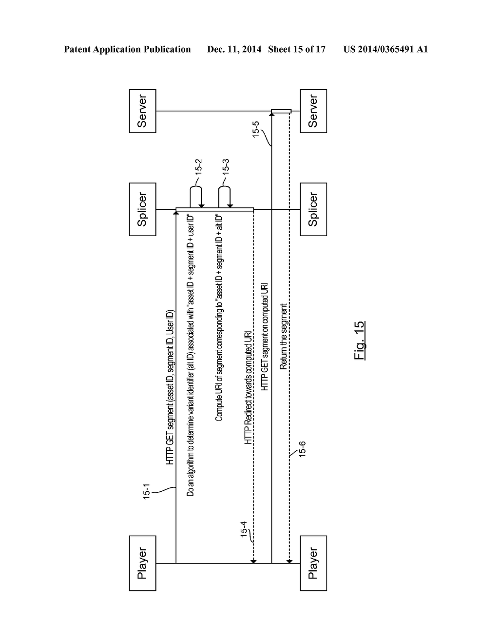 Method for managing personalized playing lists of the type comprising a     URL template and a list of segment identifiers - diagram, schematic, and image 16