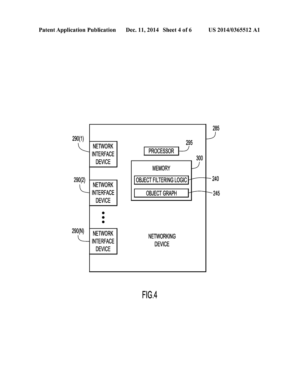 Object Filtering in a Computing Network - diagram, schematic, and image 05