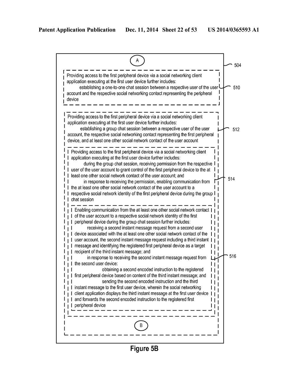 METHOD AND DEVICE FOR CONTROLLING PERIPHERAL DEVICES VIA A SOCIAL     NETWORKING PLATFORM - diagram, schematic, and image 23