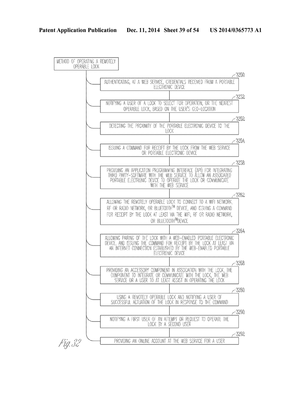 SYSTEMS AND METHODS FOR CONTROLLING A LOCKING MECHANISM USING A PORTABLE     ELECTRONIC DEVICE - diagram, schematic, and image 40