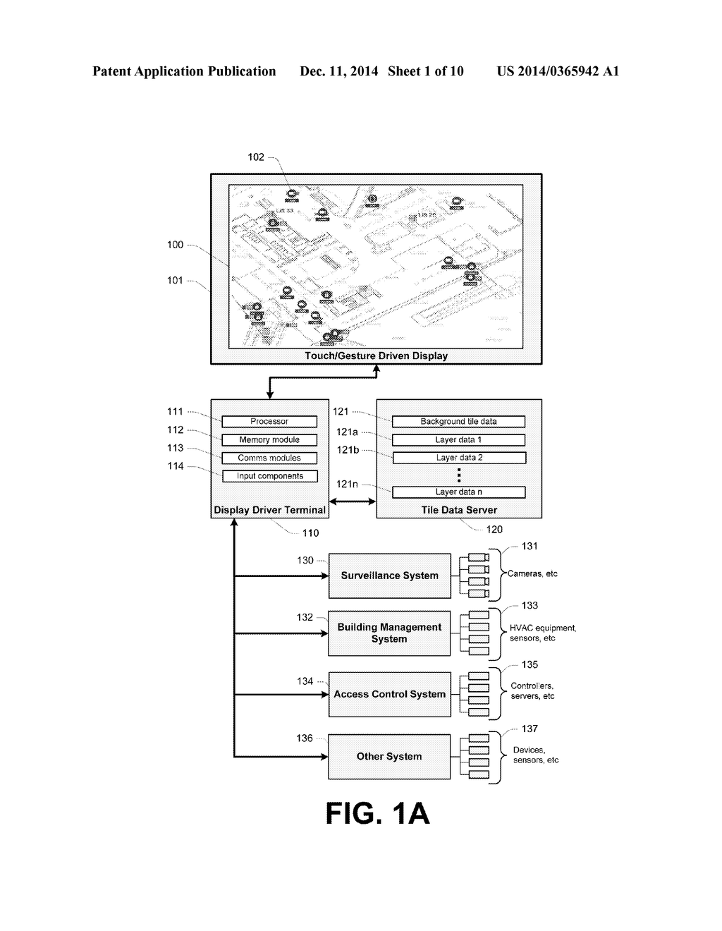 FRAMEWORKS, DEVICES AND METHODS CONFIGURED FOR ENABLING TOUCH/GESTURE     CONTROLLED DISPLAY FOR FACILITY INFORMATION AND CONTENT WITH RESOLUTION     DEPENDENT DISPLAY AND PERSISTENT CONTENT POSITIONING - diagram, schematic, and image 02