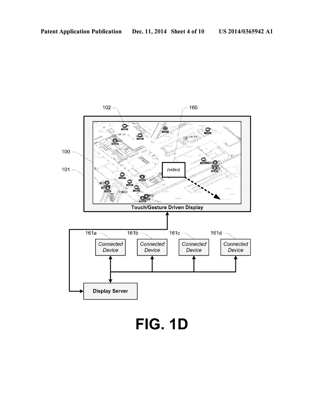 FRAMEWORKS, DEVICES AND METHODS CONFIGURED FOR ENABLING TOUCH/GESTURE     CONTROLLED DISPLAY FOR FACILITY INFORMATION AND CONTENT WITH RESOLUTION     DEPENDENT DISPLAY AND PERSISTENT CONTENT POSITIONING - diagram, schematic, and image 05