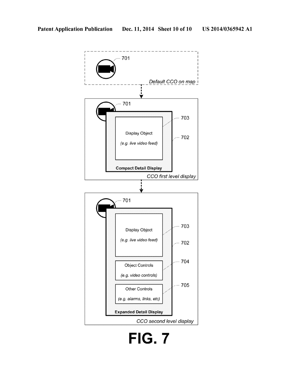 FRAMEWORKS, DEVICES AND METHODS CONFIGURED FOR ENABLING TOUCH/GESTURE     CONTROLLED DISPLAY FOR FACILITY INFORMATION AND CONTENT WITH RESOLUTION     DEPENDENT DISPLAY AND PERSISTENT CONTENT POSITIONING - diagram, schematic, and image 11