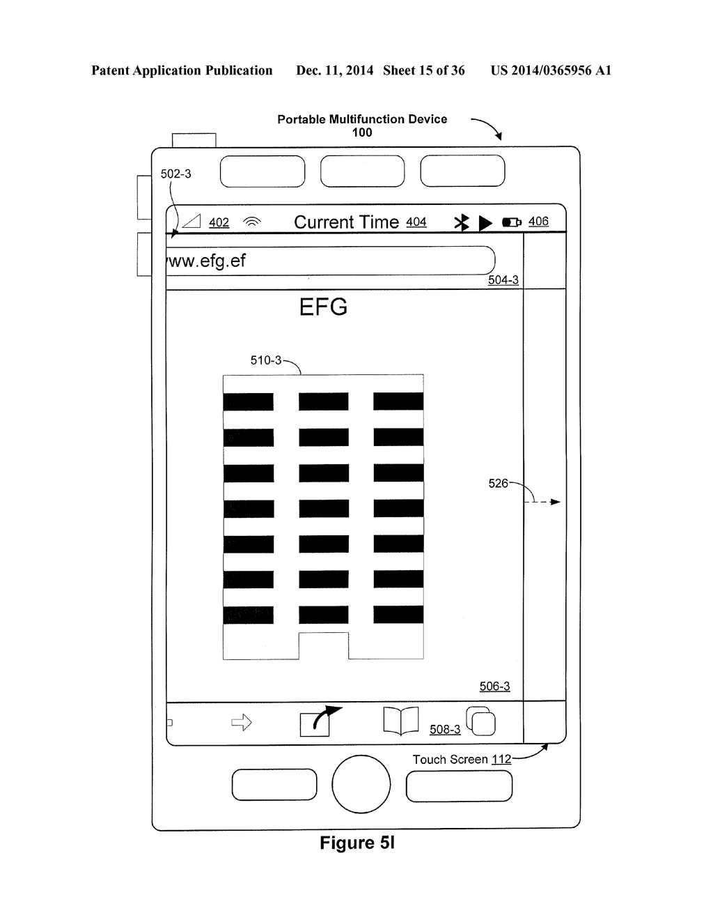 DEVICE, METHOD, AND GRAPHICAL USER INTERFACE FOR NAVIGATING BETWEEN USER     INTERFACES - diagram, schematic, and image 16