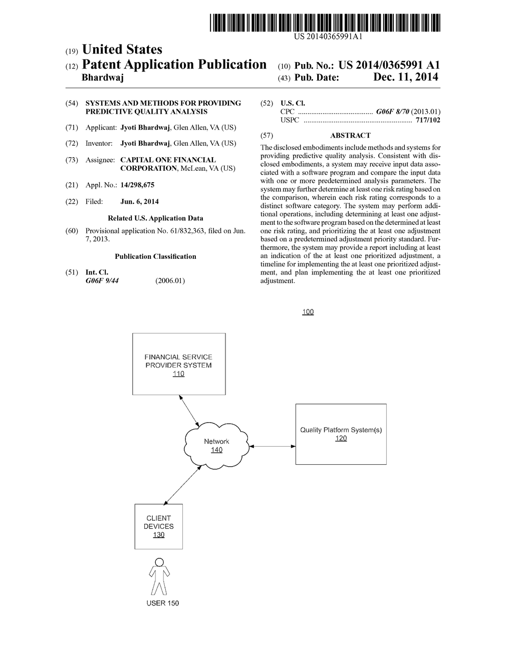 SYSTEMS AND METHODS FOR PROVIDING PREDICTIVE QUALITY ANALYSIS - diagram, schematic, and image 01