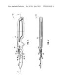 SKINNING KNIFE WITH REMOVABLE BLADE diagram and image