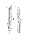 SKINNING KNIFE WITH REMOVABLE BLADE diagram and image