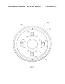 FLUID OR LOW FRICTION PERMANENT MAGNET COMPASS diagram and image