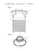 FUNNEL COMPONENT AND MANUFACTURING METHOD FOR MANUFACTURING PACKAGING     CONTAINER USING FUNNEL COMPONENT diagram and image