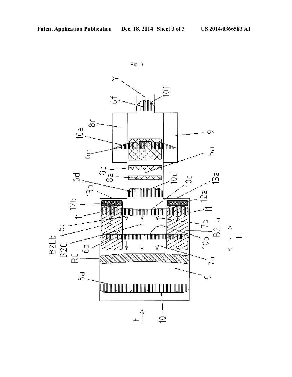 GLASS FURNACE, IN PARTICULAR FOR CLEAR OR ULTRA-CLEAR GLASS, WITH LATERAL     SECONDARY RECIRCULATIONS - diagram, schematic, and image 04