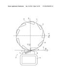 PERFORATING APPARATUS FOR MANUFACTURING A NONLINEAR LINE OF WEAKNESS diagram and image