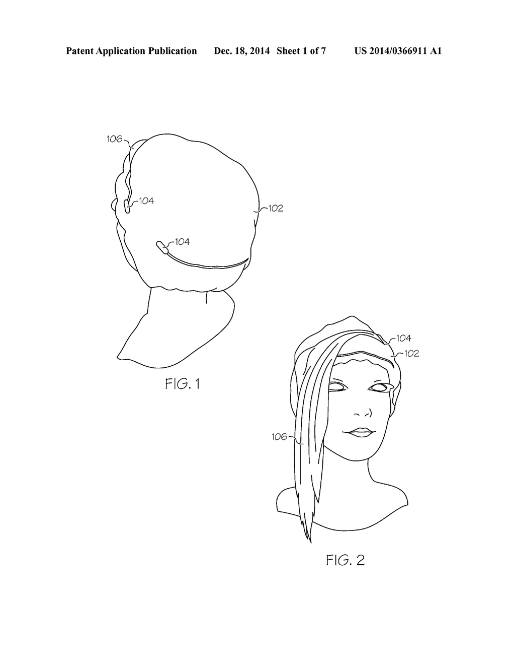 HEAD COVER HAVING SELECTABLE SIZE AND LOCATION OF OPENING FOR EXPOSURE OF     A PORTION OF A USER'S HAIR - diagram, schematic, and image 02