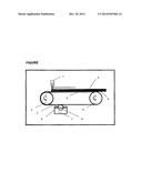 PROCESS AND DEVICE FOR PRODUCING A CAST STRIP WITH MATERIAL PROPERTIES     WHICH ARE ADJUSTABLE OVER THE STRIP CROSS SECTION diagram and image