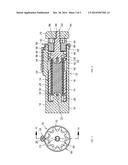 DEVICE FOR SHIFTING ONE STRUCTURE WITH RESPECT TO ANOTHER diagram and image