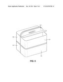 FOLDING UTILITY SURFACE WITH BUILT IN CONTAINERS diagram and image