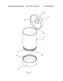 CAN STRUCTURE FOR STORING TESTING STRIP diagram and image