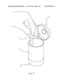 CAN STRUCTURE FOR STORING TESTING STRIP diagram and image