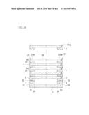 SUPPORTING STRUCTURE, LOADING AND PACKING DEVICE, SUPPORTING BASE PLATE,     AND PACKING METHOD diagram and image