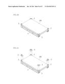 SUPPORTING STRUCTURE, LOADING AND PACKING DEVICE, SUPPORTING BASE PLATE,     AND PACKING METHOD diagram and image