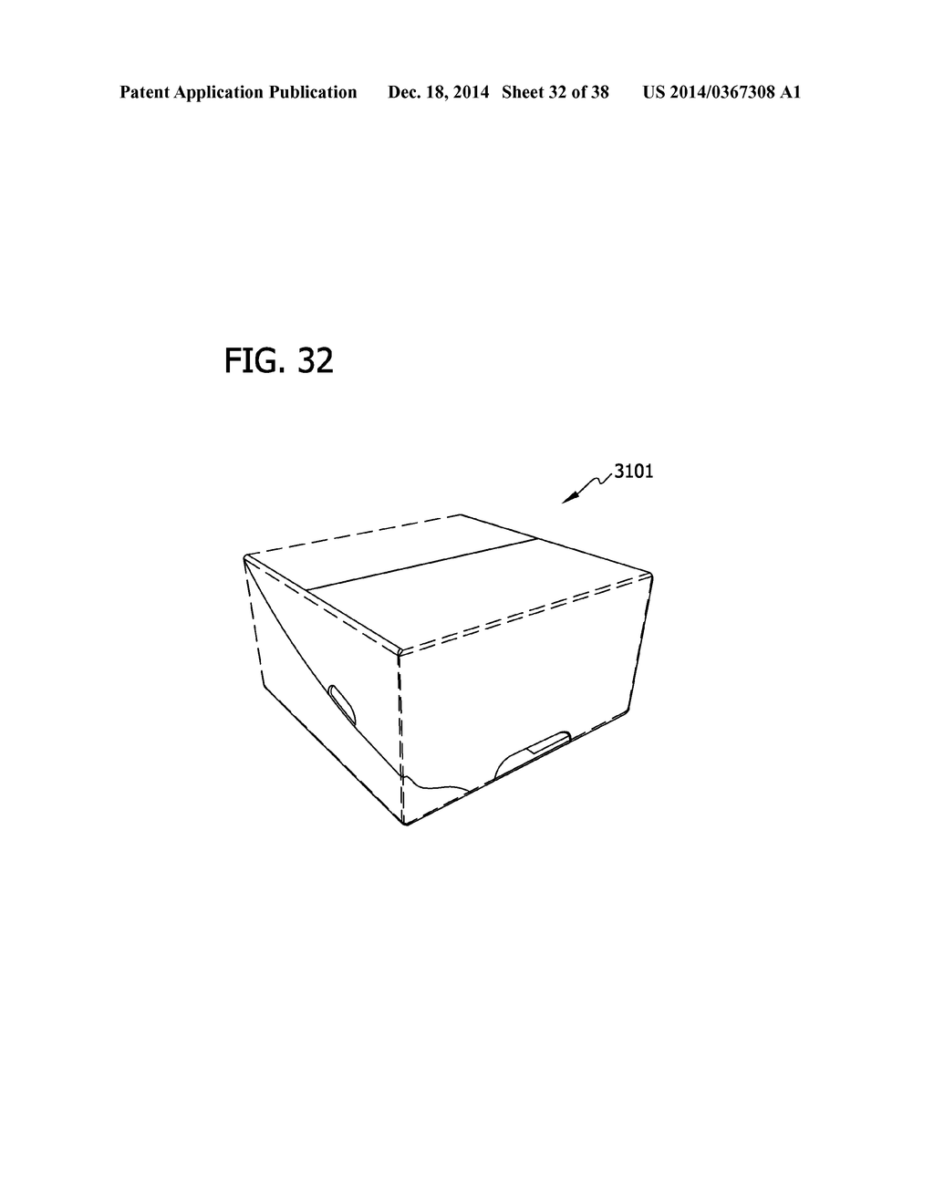 SHIPPING AND DISPLAY CONTAINER AND BLANK FOR FORMING SAME - diagram, schematic, and image 33