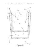 WASTEBASKET FOR FACILITATING REUSE OF PLASTIC SHOPPING BAGS diagram and image