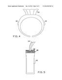 Wristband Tissue Dispenser diagram and image