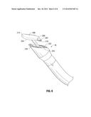 SURGICAL INSTRUMENT WITH CURVILINEAR TISSUE-CONTACTING SURFACES diagram and image