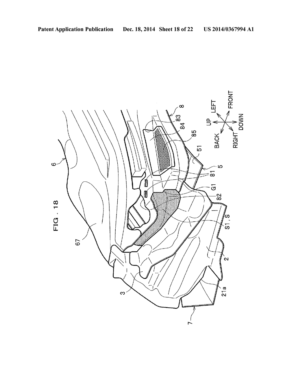 VEHICLE FRONT STRUCTURE - diagram, schematic, and image 19