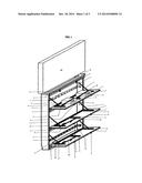 FLAT PANEL CONSOLE/CABINET ENTERTAINMENT CENTER diagram and image