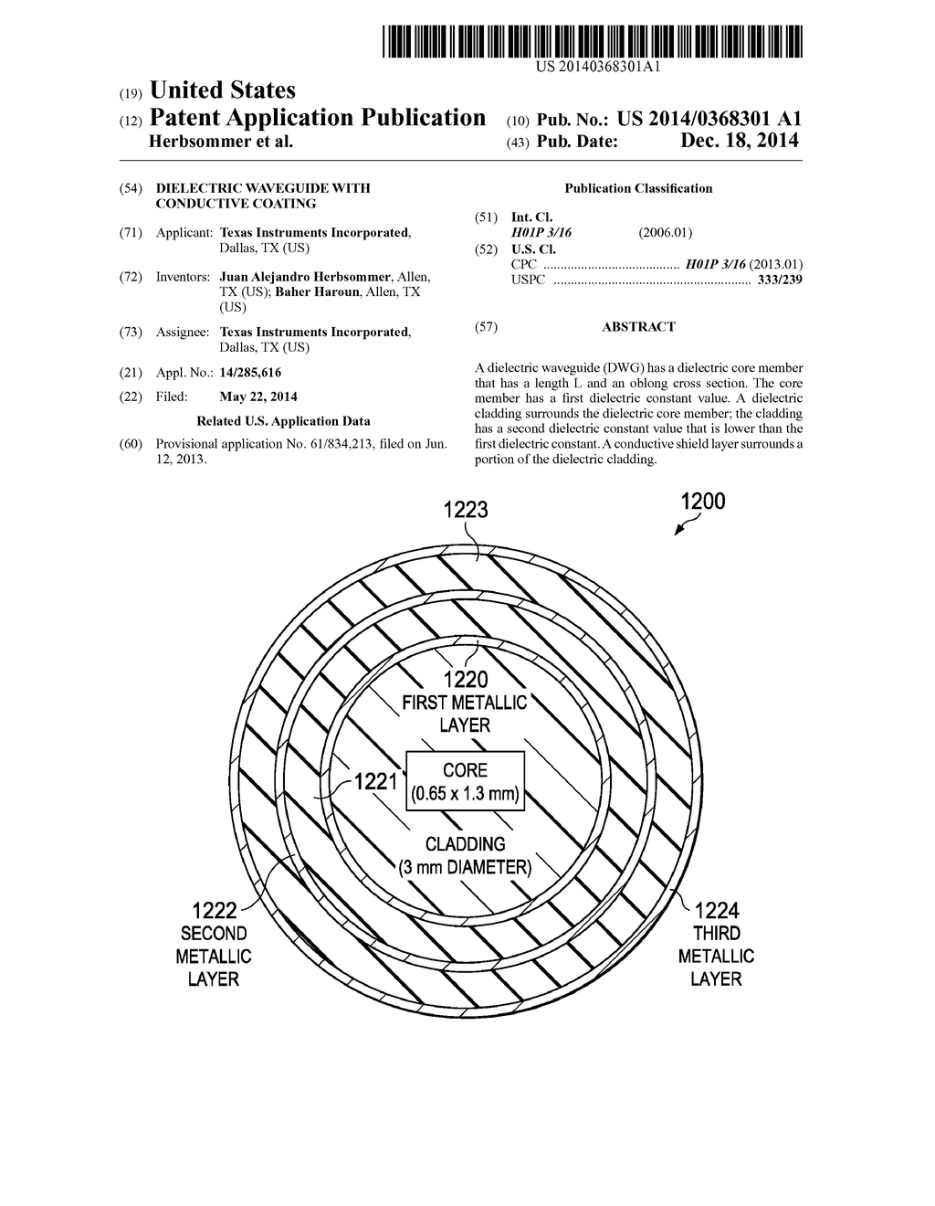 Dielectric Waveguide with Conductive Coating - diagram, schematic, and image 01