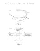 HEAD WEARABLE ELECTRONIC DEVICE FOR AUGMENTED REALITY AND METHOD FOR     GENERATING AUGMENTED REALITY USING THE SAME diagram and image