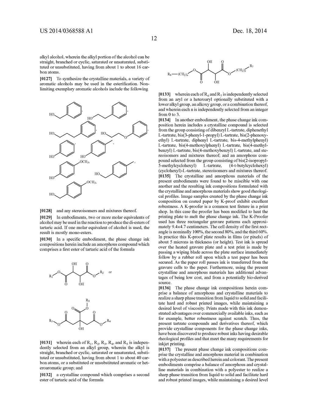 Phase Change Ink Containing Polyester For Improved Image Robustness - diagram, schematic, and image 14