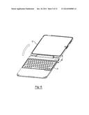 ELECTRONIC DEVICE CASE AND METHOD OF USE diagram and image