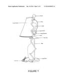 SELF-LIT LAMP FINIAL diagram and image