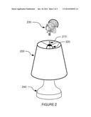 SELF-LIT LAMP FINIAL diagram and image