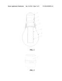 LIGHT-EMITTING DIODE (LED) LAMP FOR EMITTING LIGHT IN NEARLY ALL     DIRECTIONS diagram and image