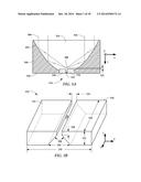 PLASMONIC TRANSDUCER HAVING TWO METAL ELEMENTS WITH A GAP DISPOSED     THEREBETWEEN diagram and image