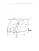 PLASMONIC TRANSDUCER HAVING TWO METAL ELEMENTS WITH A GAP DISPOSED     THEREBETWEEN diagram and image