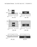 PLASMONIC TRANSDUCER HAVING TWO METAL ELEMENTS WITH A GAP DISPOSED     THEREBETWEEN diagram and image