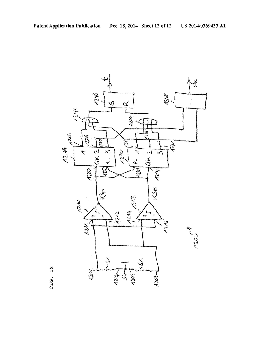 CIRCUIT ARRANGEMENT AND METHOD FOR BIDIRECTIONAL DATA TRANSMISSION - diagram, schematic, and image 13