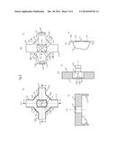 ROTATION TRANSMITTING MEMBER, COUPLING DIRECTLY CONNECTED TO SHAFTS, AND     SHAFT CONNECTING MECHANISM diagram and image