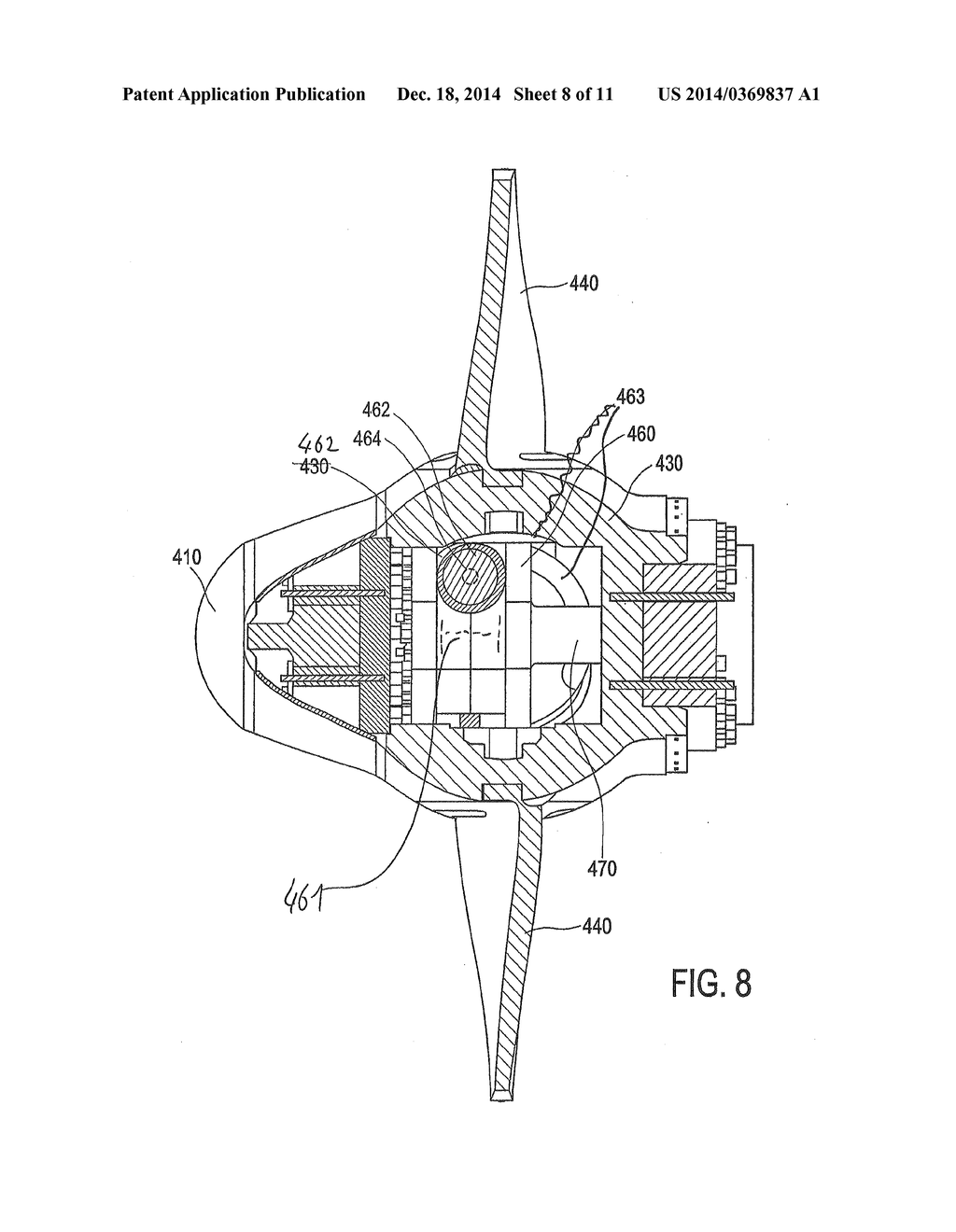 TURBINE FOR A HYDROELECTRIC POWER PLANT AND HYDROELECTRIC POWER PLANT - diagram, schematic, and image 09