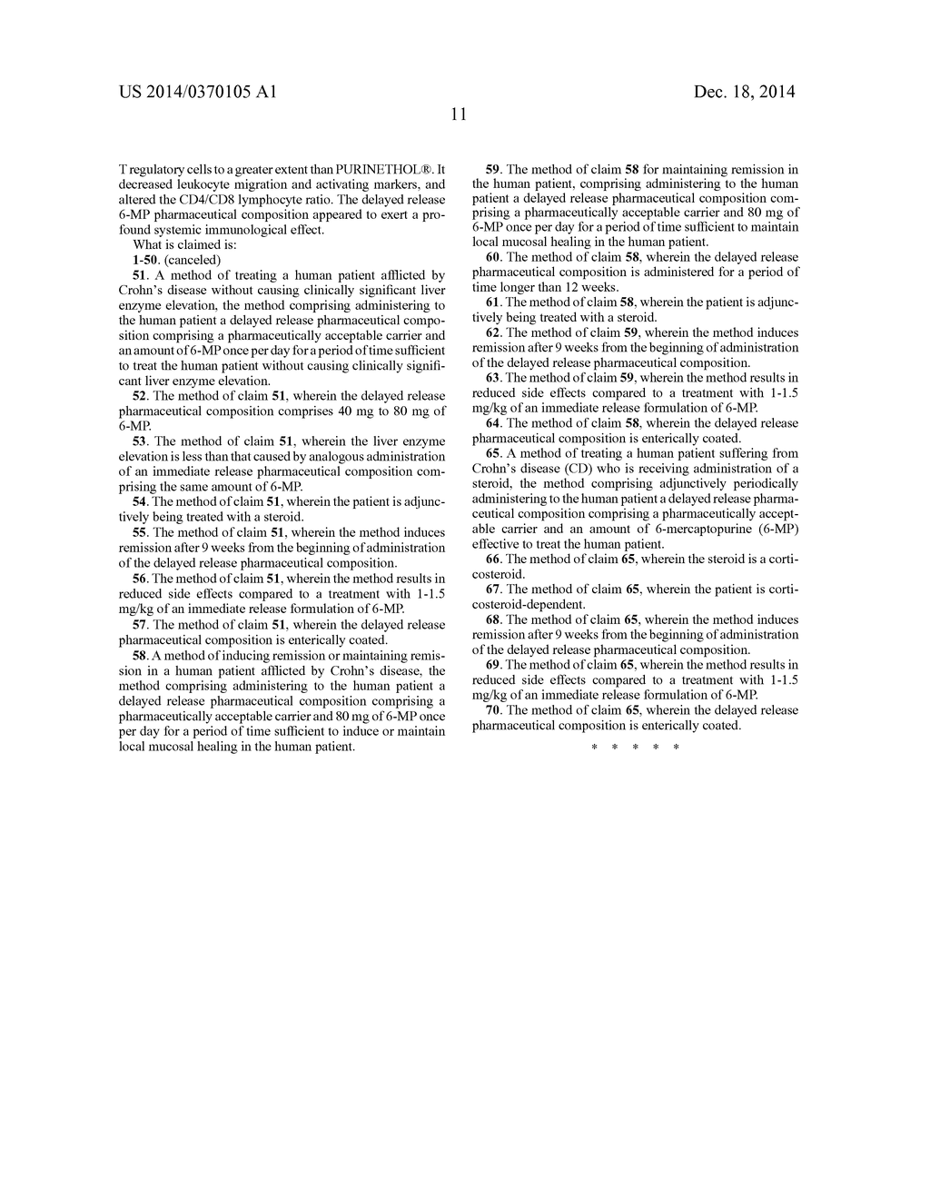 TREATMENT OF INFLAMMATORY BOWEL DISEASE WITH 6-MERCAPTOPURINE - diagram, schematic, and image 12