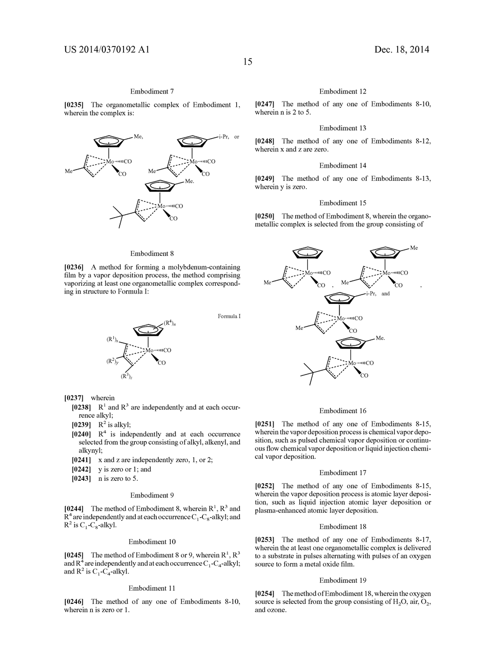 MOLYBDENUM ALLYL COMPLEXES AND USE THEREOF IN THIN FILM DEPOSITION - diagram, schematic, and image 45