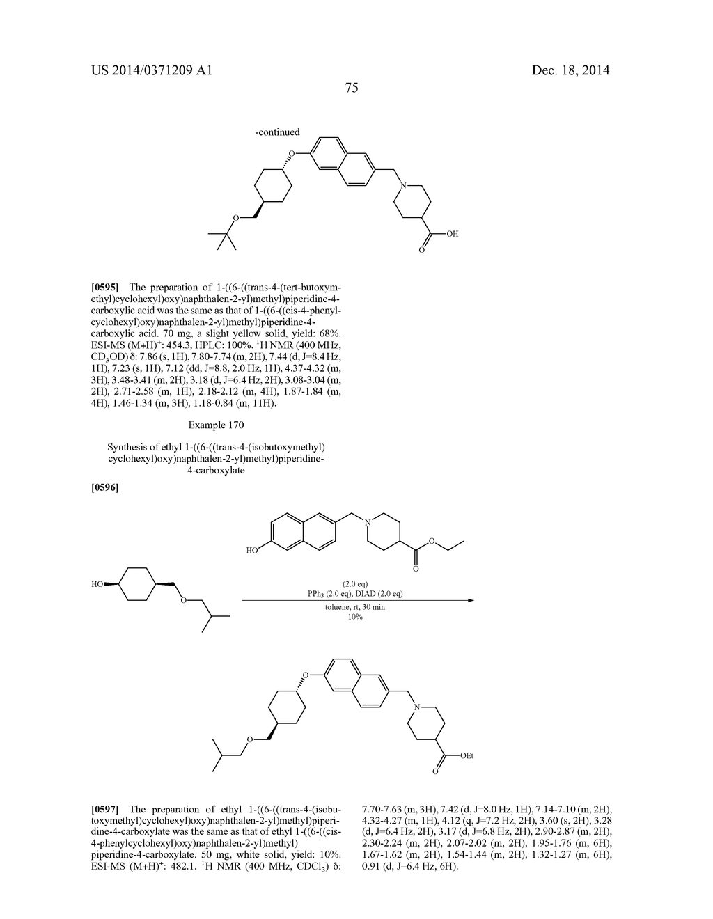 S1P Modulating Agents - diagram, schematic, and image 76